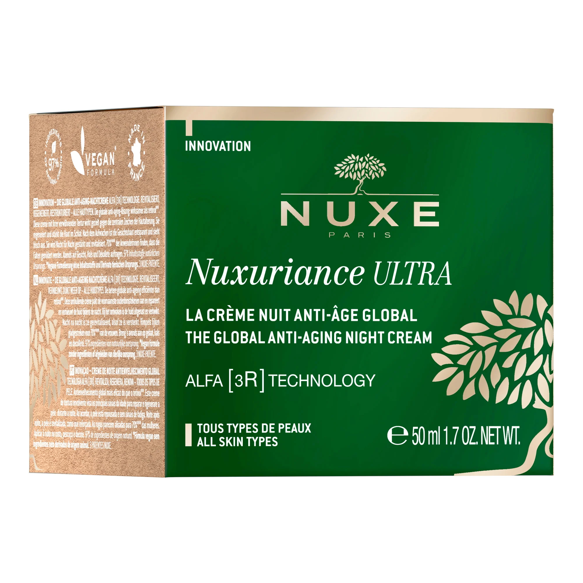 Nuxuriance Ultra Global Anti-Aging Night Cream - Anti-rynke natbehandling, Global natbehandling