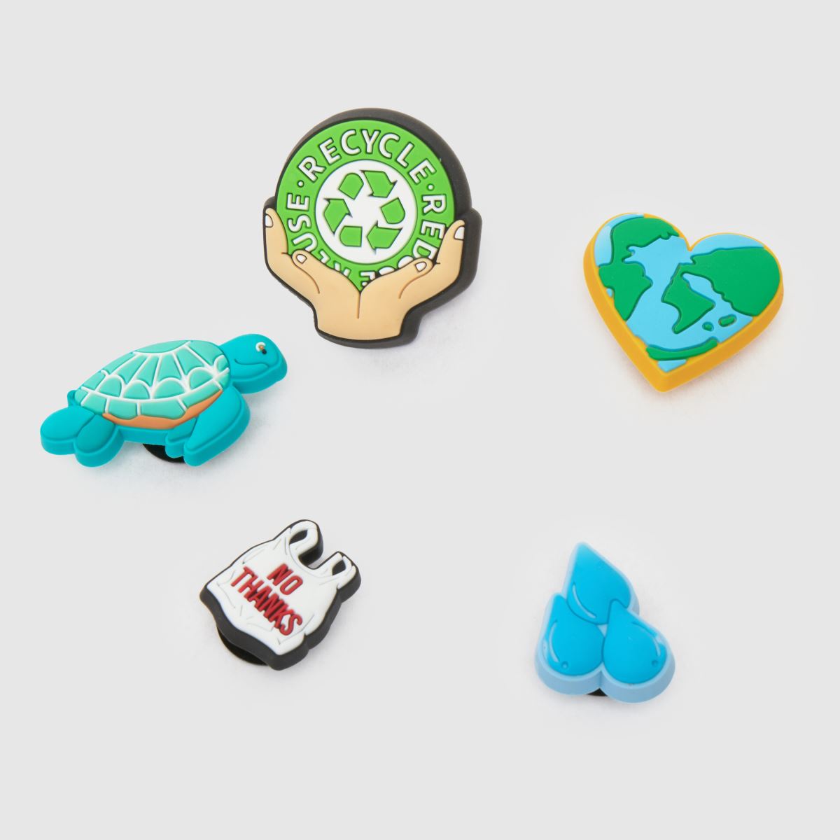Crocs multifunkciós jibbitz, a mi bolygónk, 5 darabos csomag