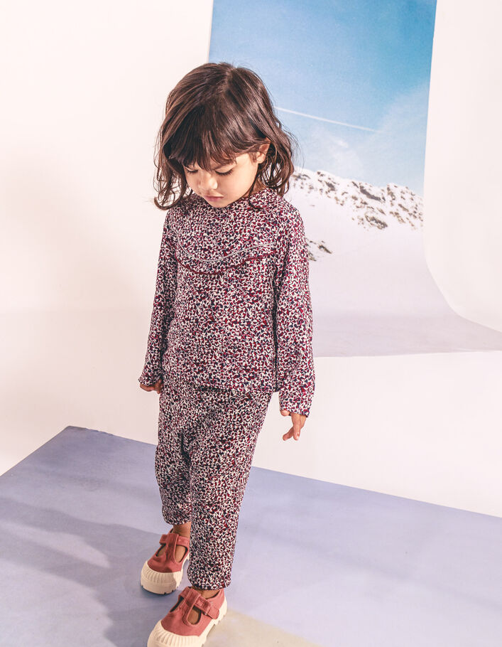 Blouse écrue imprimé étoiles Ecovero® bébé fille