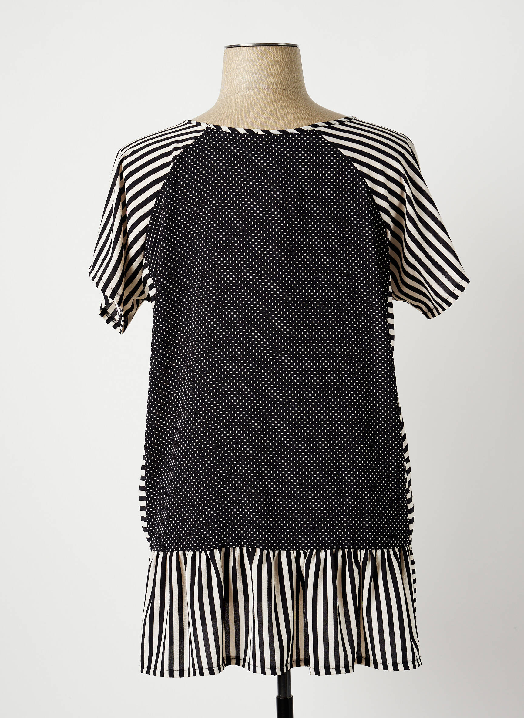 G Oze Tuniquemanchecourte Femme couleur noir