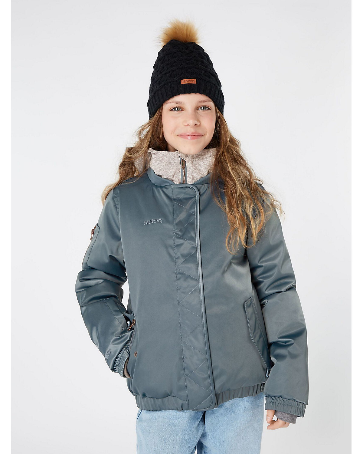 PRTALEC JR  - 10K Wasserdicht und atmungsaktiv PFC-Frei   Winterjacke Skijacken für Mädchen