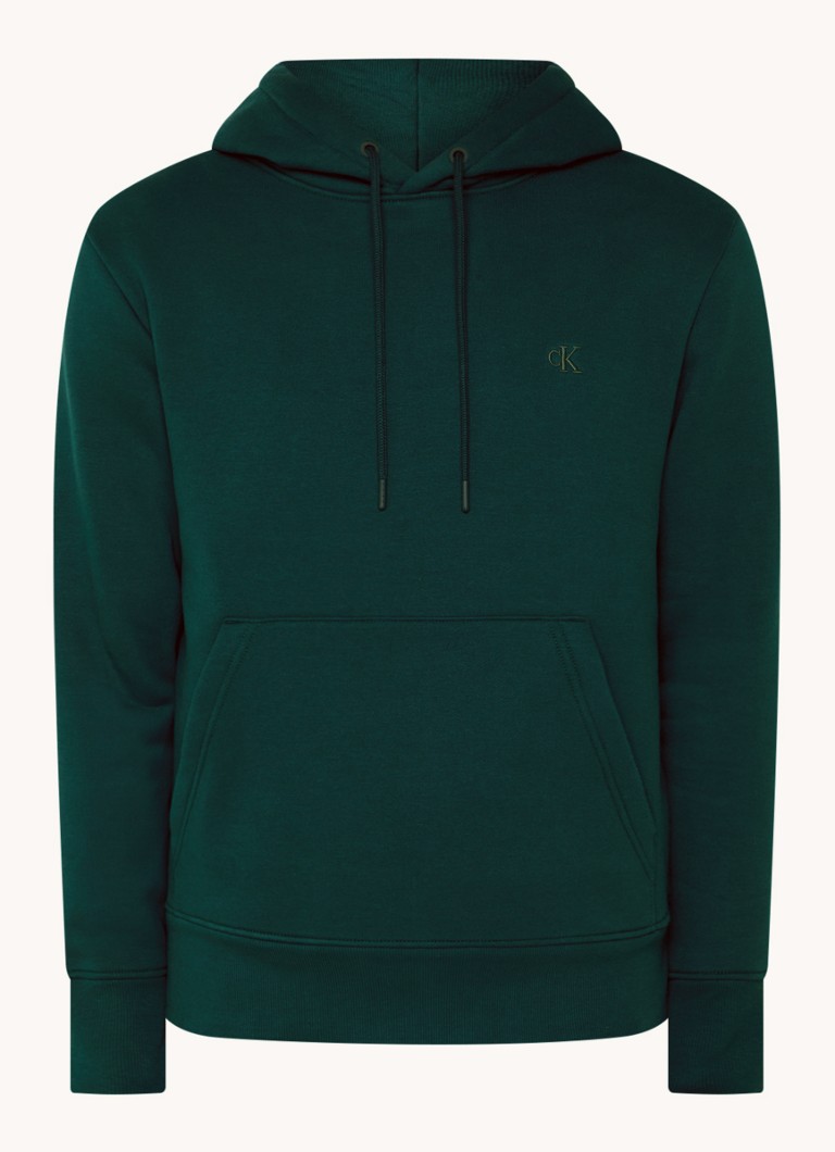 Calvin Klein Hoodie with kangaroo pocket and logo