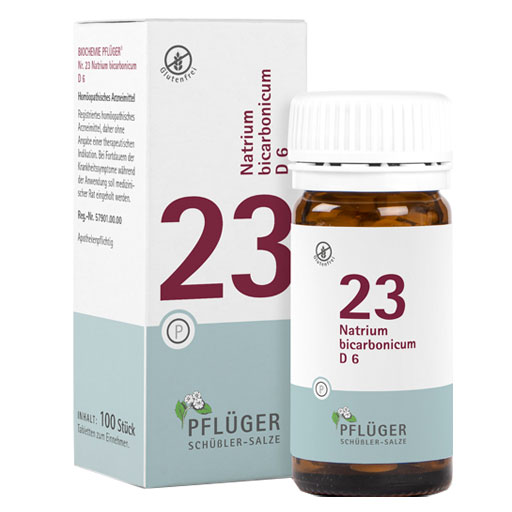 BIOCHEMIE Pflüger 23 Natrium bicarbonicum D 6 Tab.  100 St  Tabletten