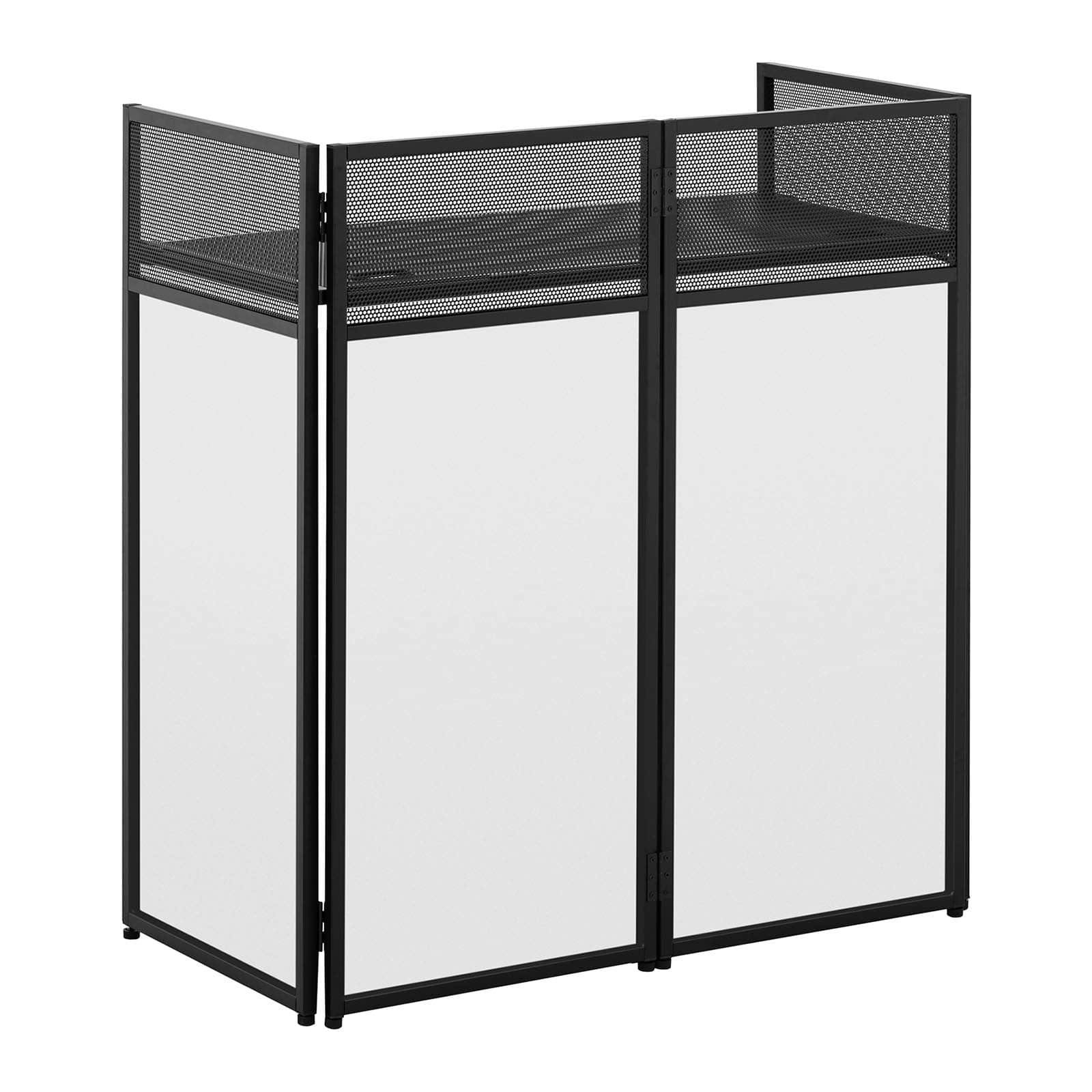 Singercon Klapptisch DJ-Tisch bis 100 kg klappbar DJ-Booth 94 cm Stretchcover schwarz &