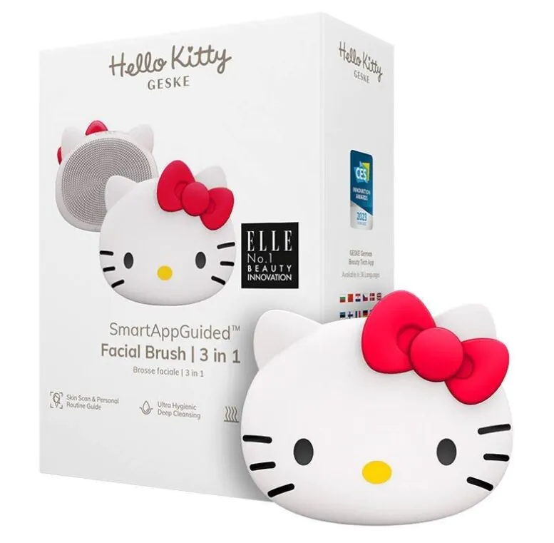 Geske veido šepetėlis 3in1 Hello Kitty veido valymo šepetėlis