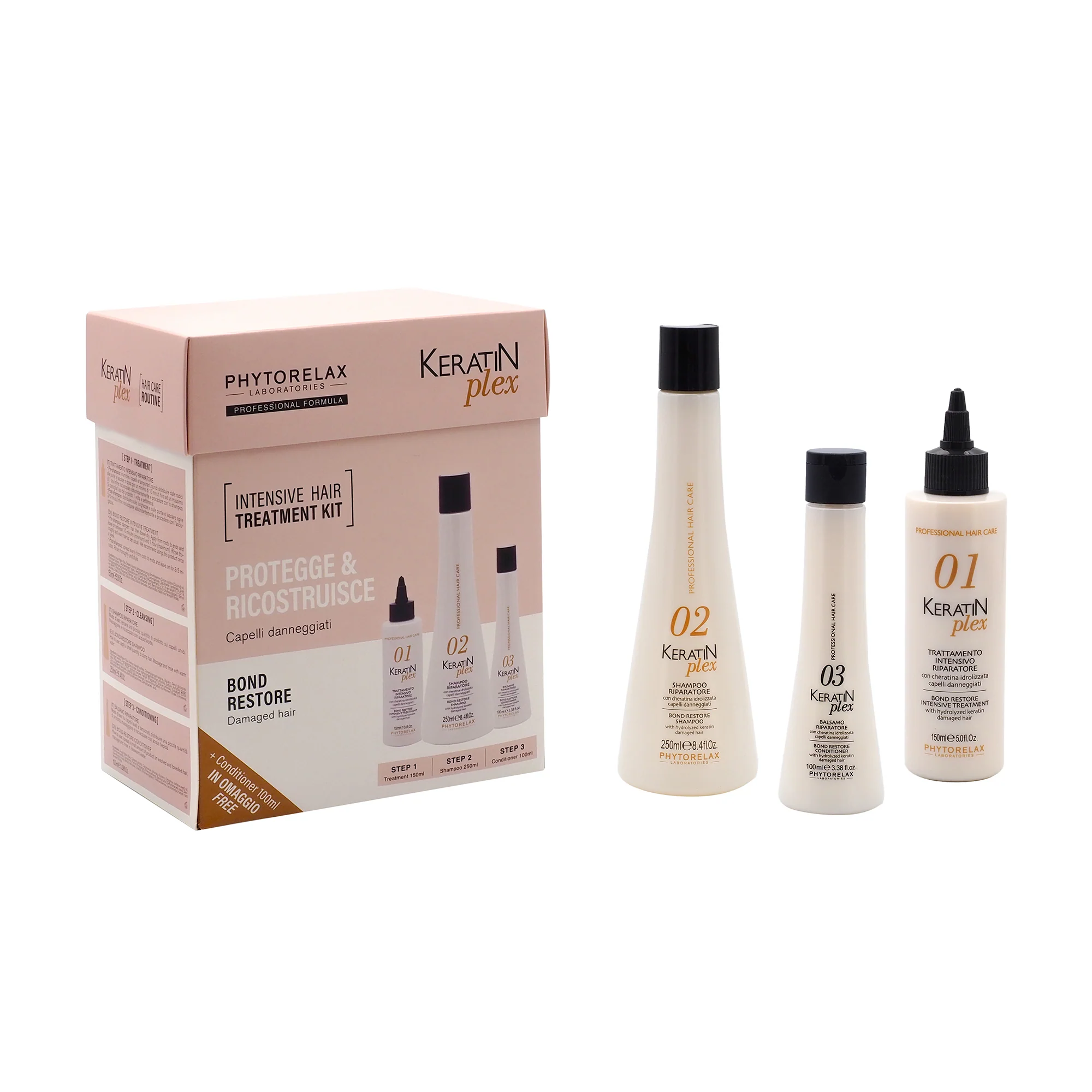 Keratin Repair Gaveeske Profesjonell Hårpleie Keratin Plex - Hårbokser