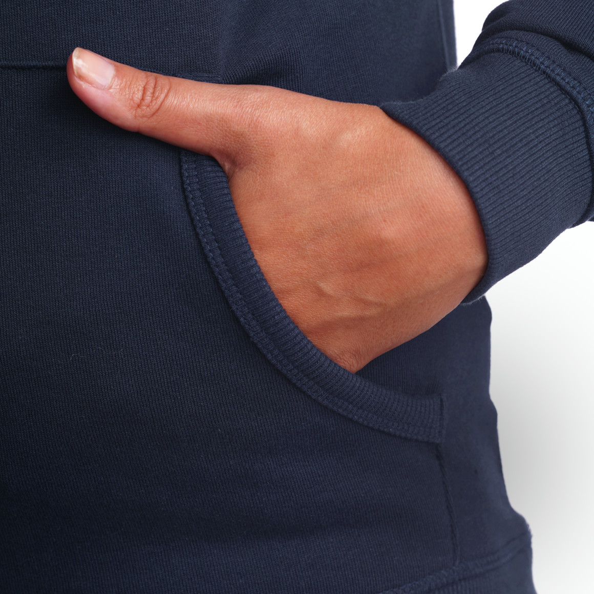 Damen Hoodie mit appliziertem Schriftzug