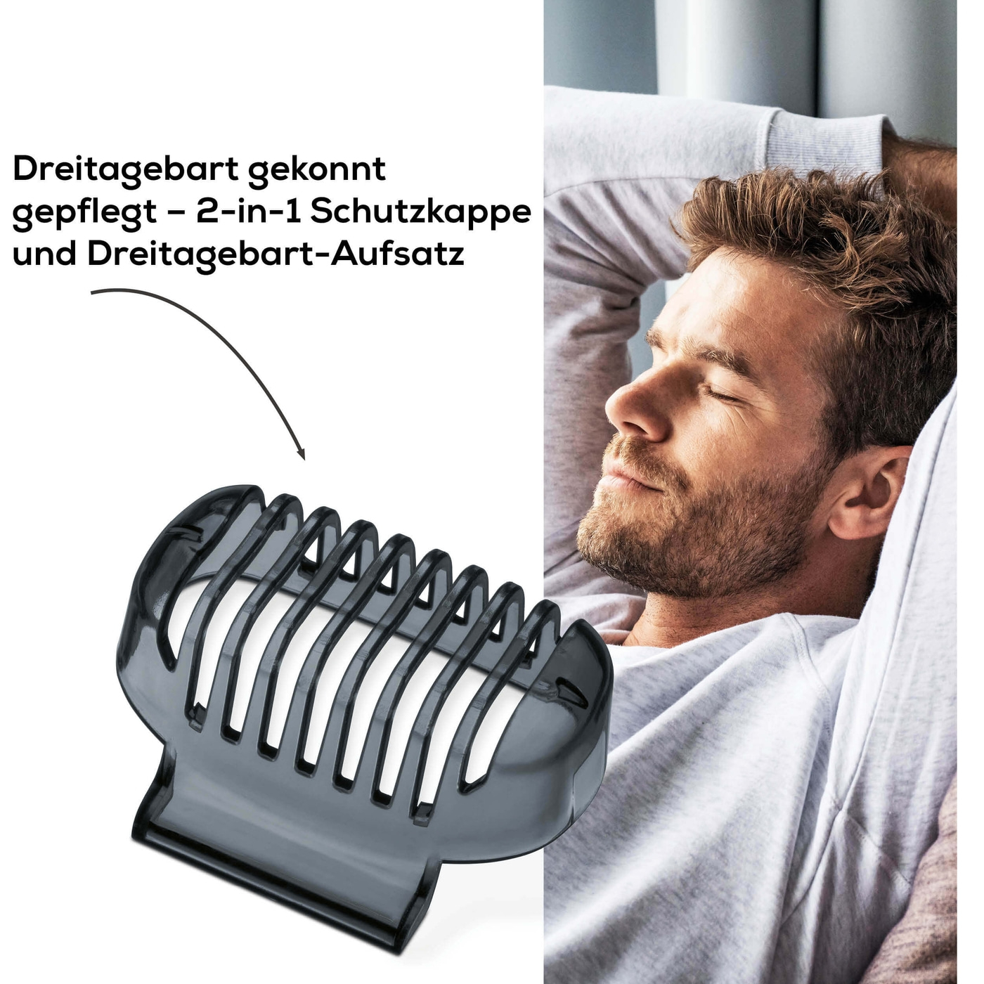 Beurer HR 7000 Folienrasierer-Bartschneider mit Scherfolie & ausfahrbarem Detailtrimmer