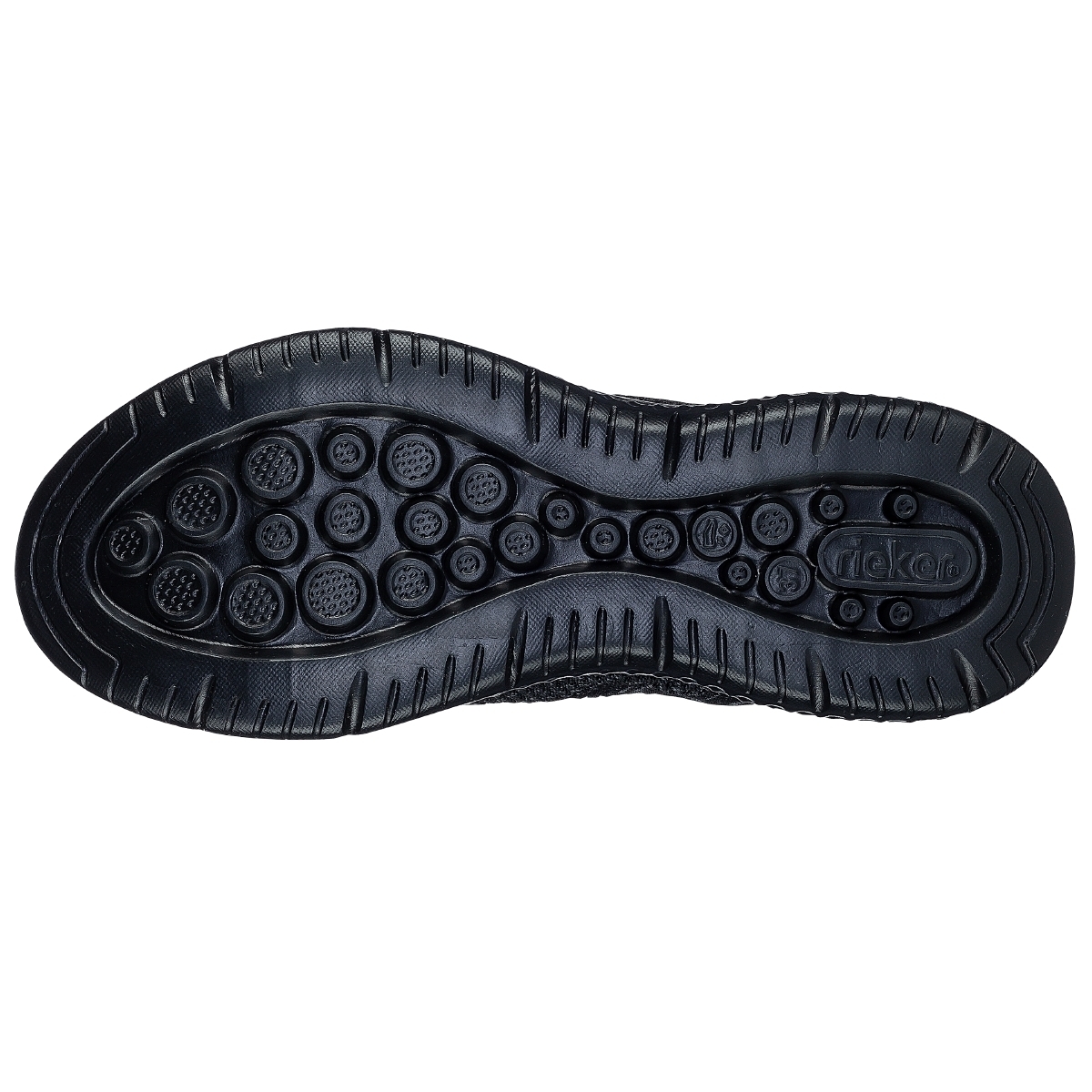 Rieker N9474 Sneaker Low grau