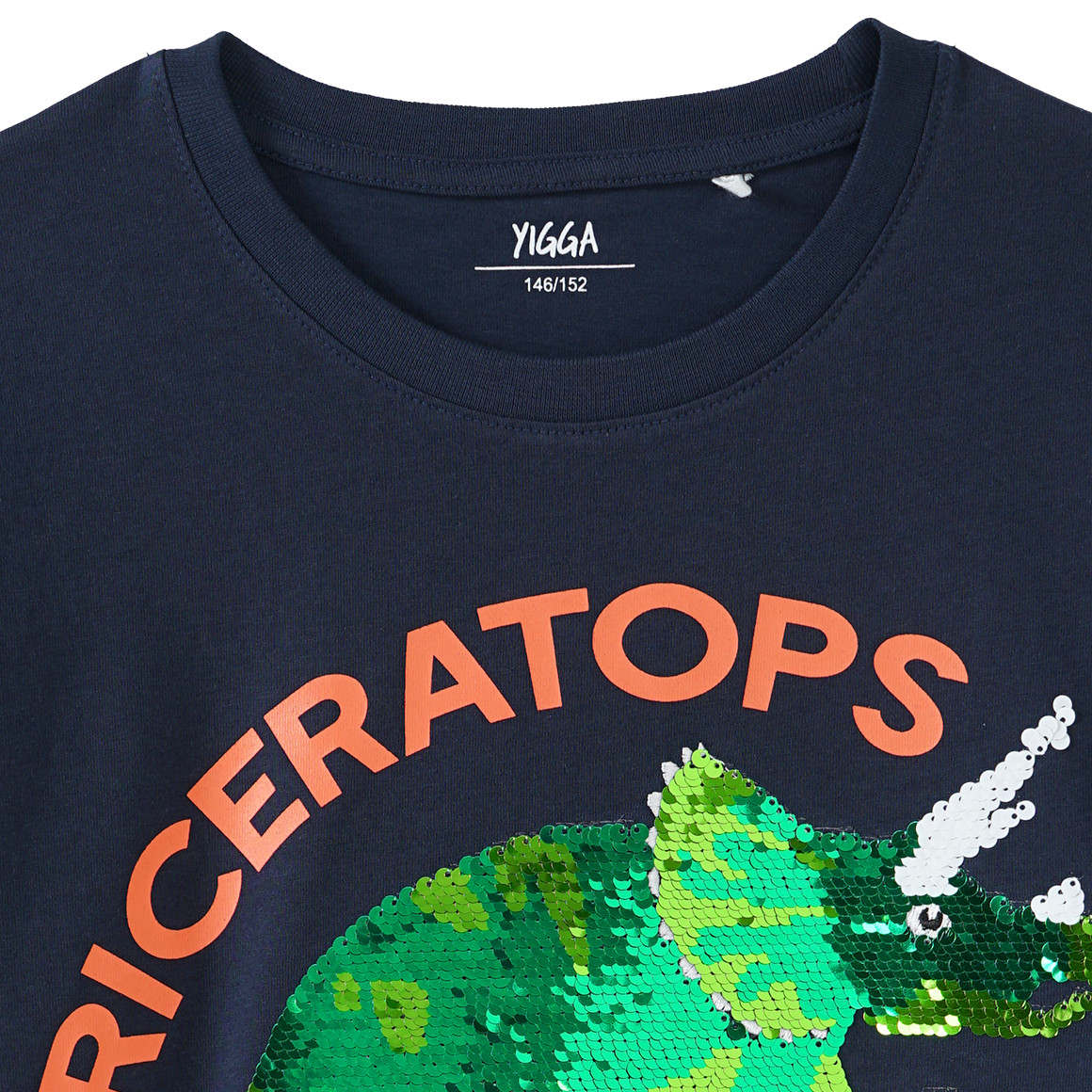Jungen Langarmshirt mit Wendepailletten