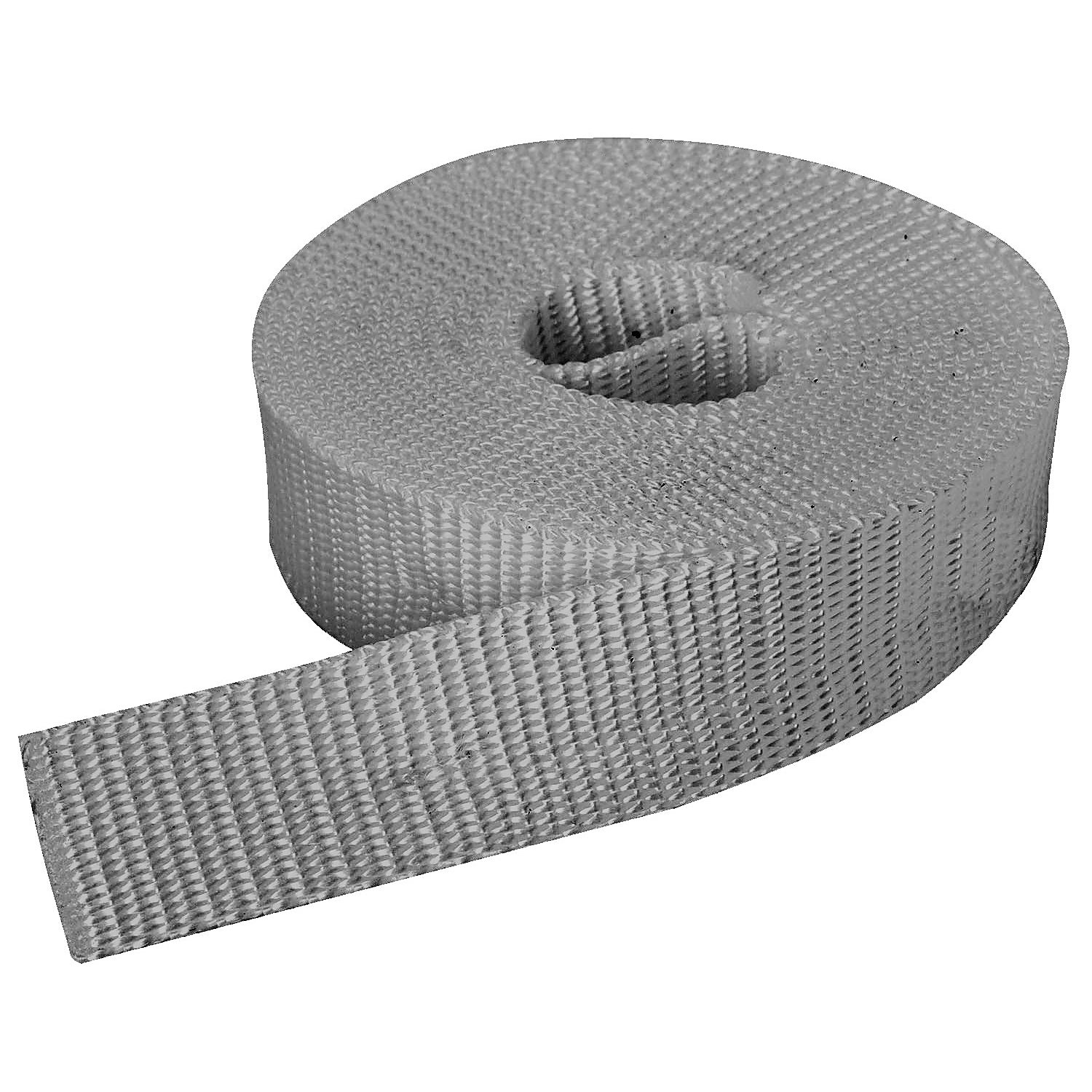 buttinette Taschengurtband, hellgrau, Breite: 2,5 cm, Länge: 3 m