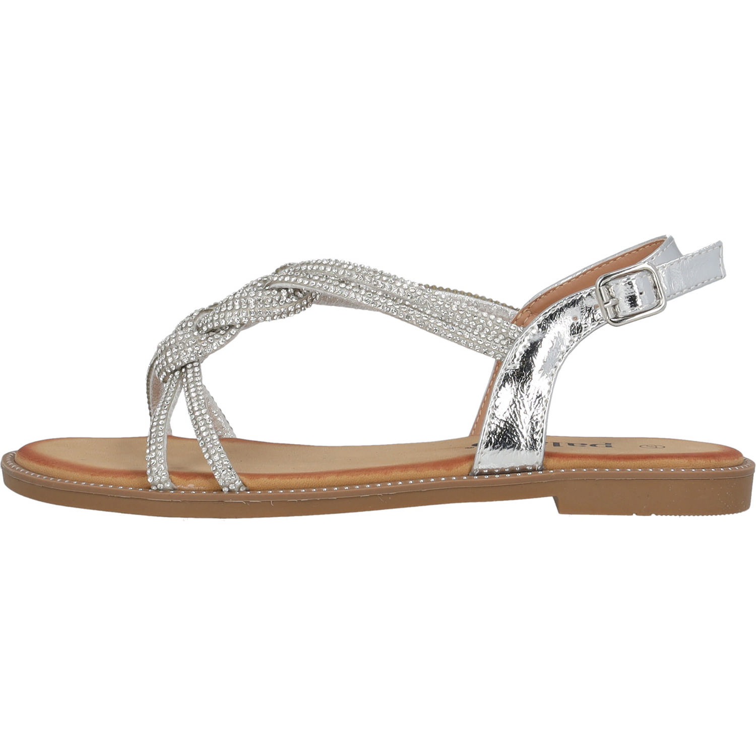 Palado Jertu, Klassische Sandalen, Damen, Silber