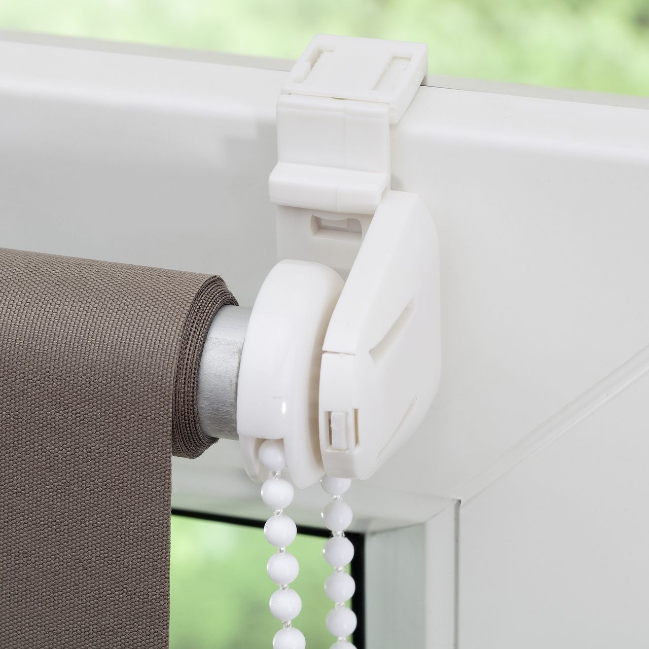 Lichtblick Thermo-Rollo Klemmfix, ohne Bohren, Verdunkelung - Taupe, 45 cm x 150 cm (B x L)