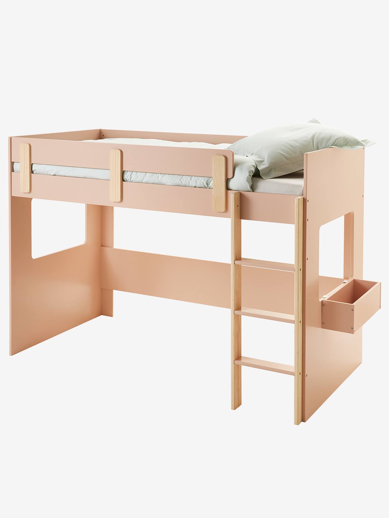 Vertbaudet Kinder Hochbett EVEREST - rosa