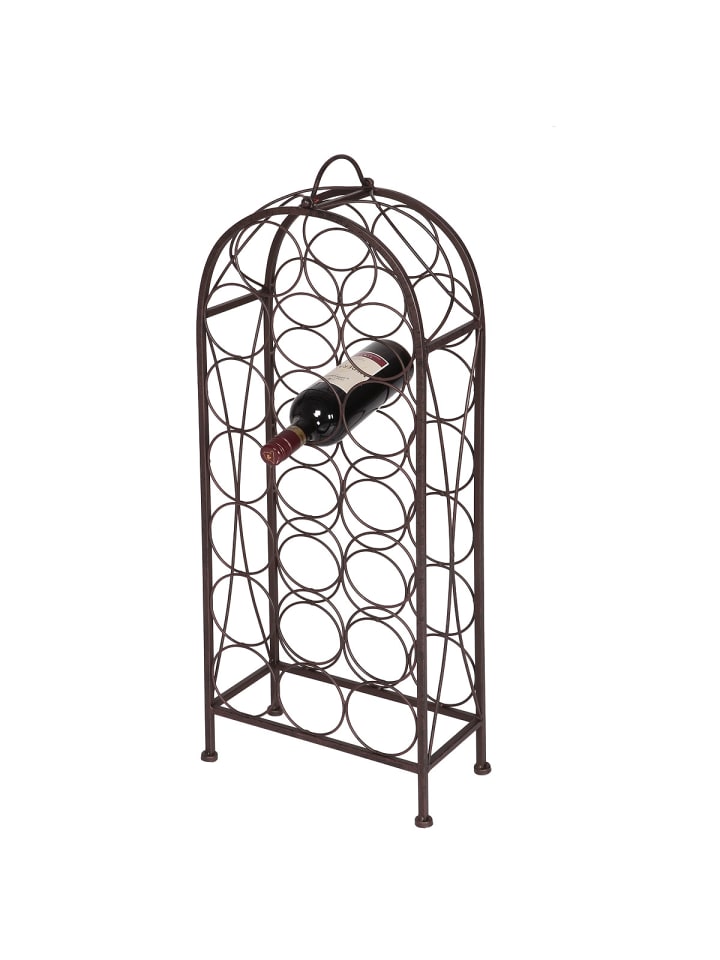 Ambiente Haus Flaschenständer kl. 85cm- antikbraun in antikbraun günstig kaufen onesize