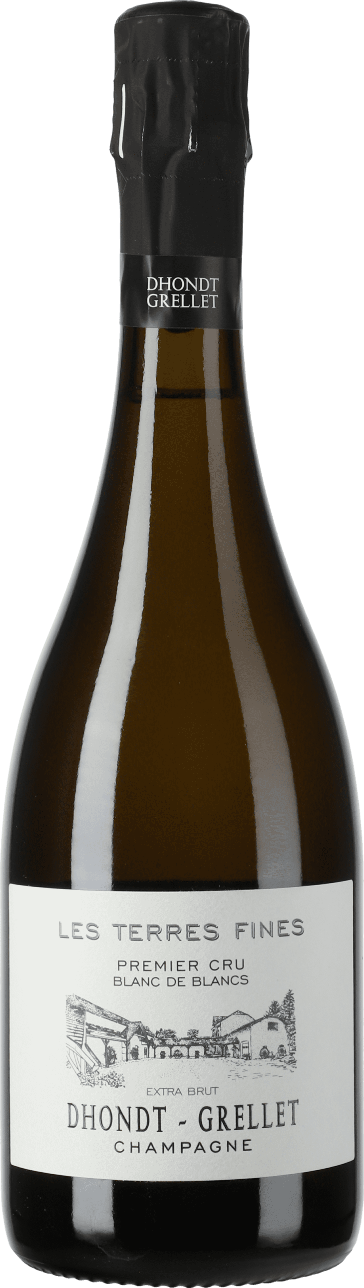 Dhondt - Grellet: Champagne Les Terres Fines Premier Cru Blanc de Blancs Extra Brut Basis 2020