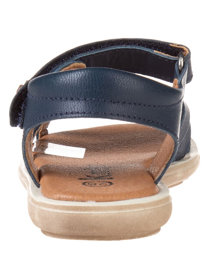 kmins Leder-Sandalen in Dunkelblau günstig kaufen
