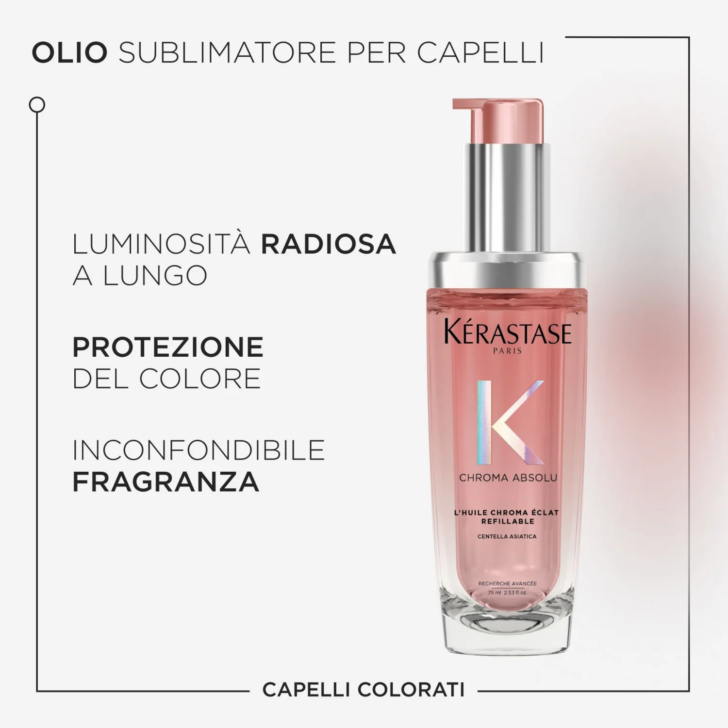 Chroma Absolu L'Huile Chroma Éclat - Aceite para peinar y terminar el cabello, Aceite para el cabello