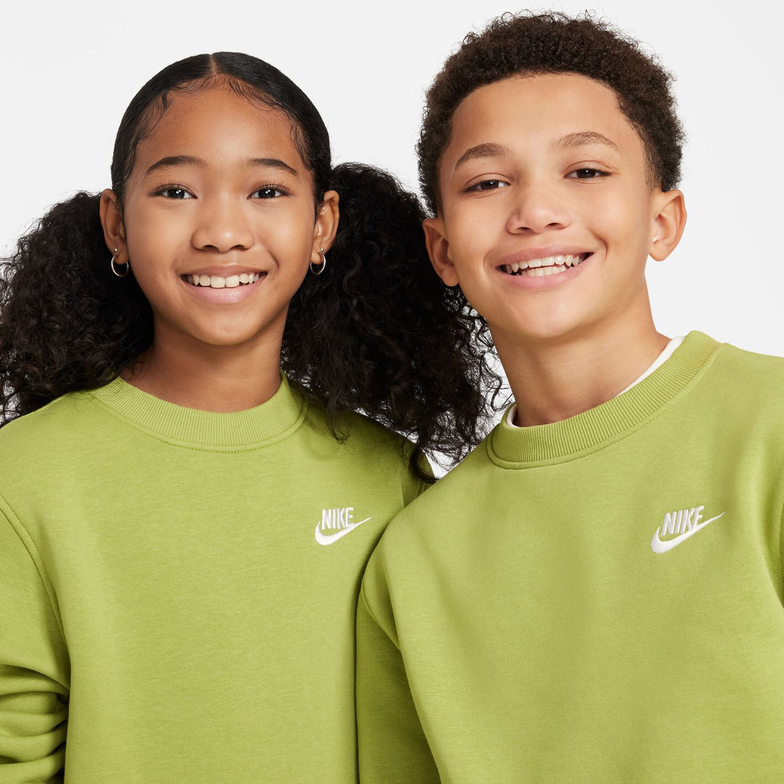 Club Fleece Longsleeve Kinder - Creme