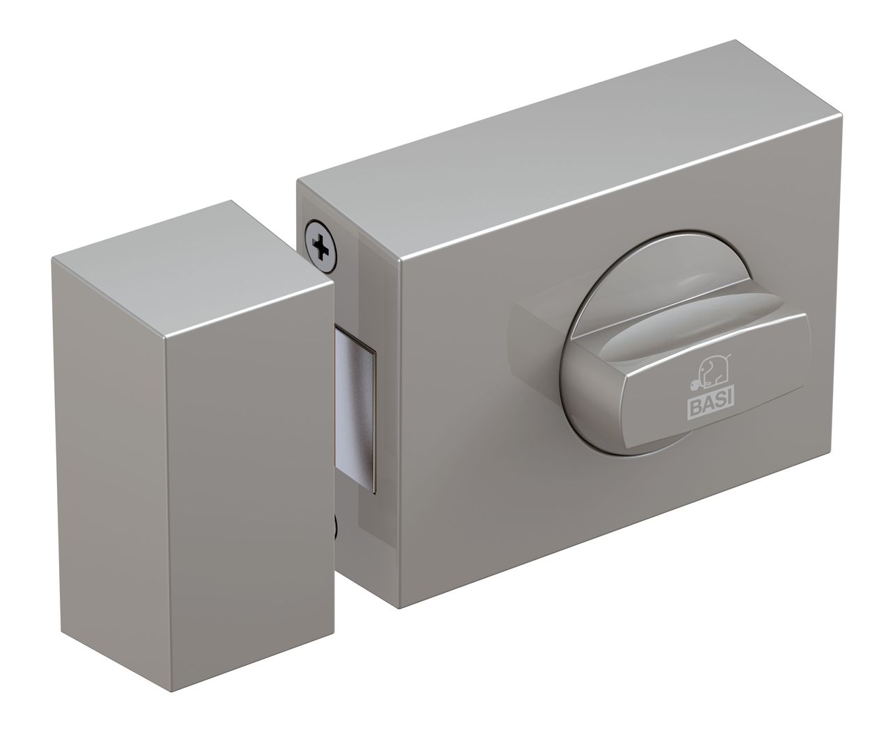 Basi KS500-45 Kastenschloss (käntig) Silber