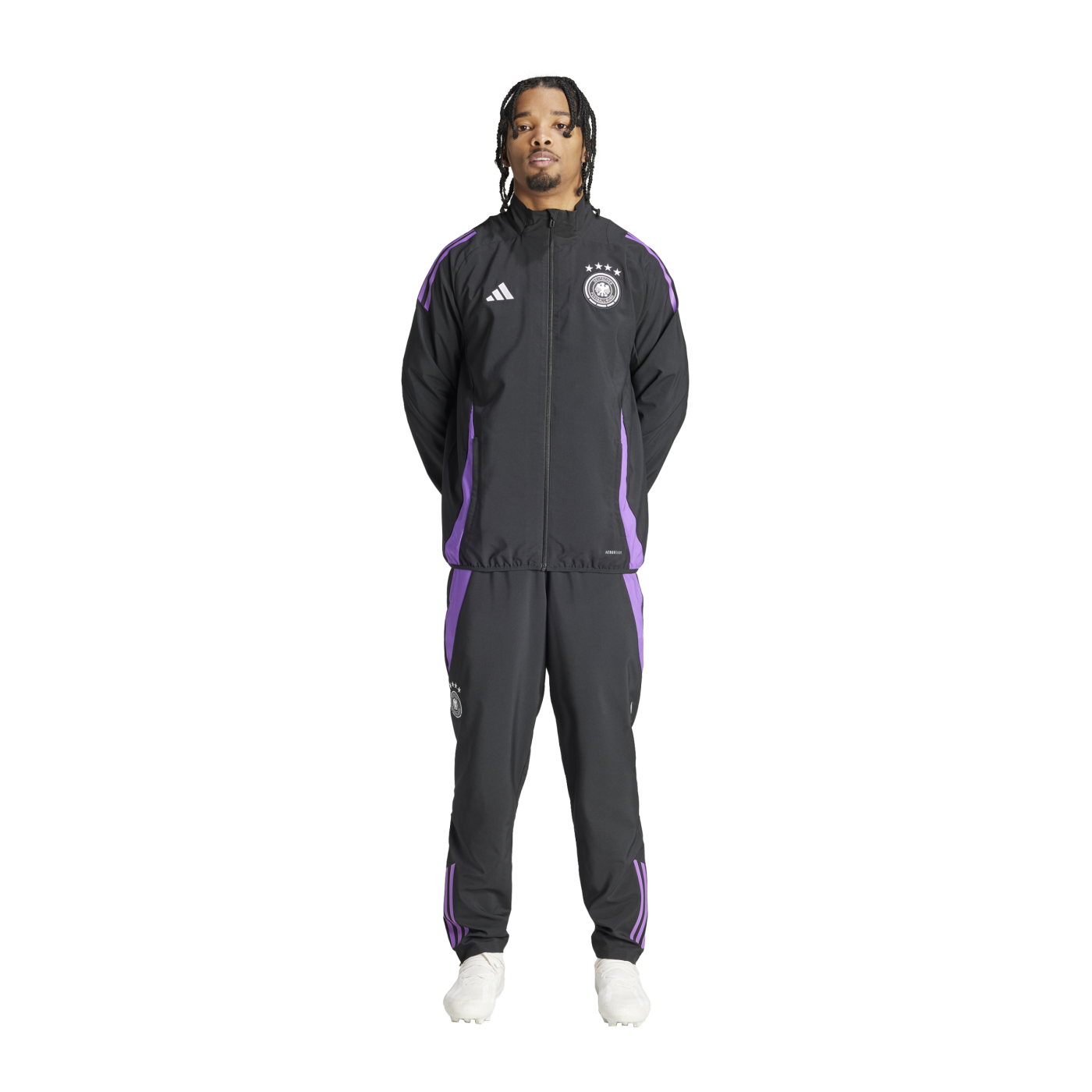 adidas DFB Deutschland Prematch Jacke EM 2024 Schwarz