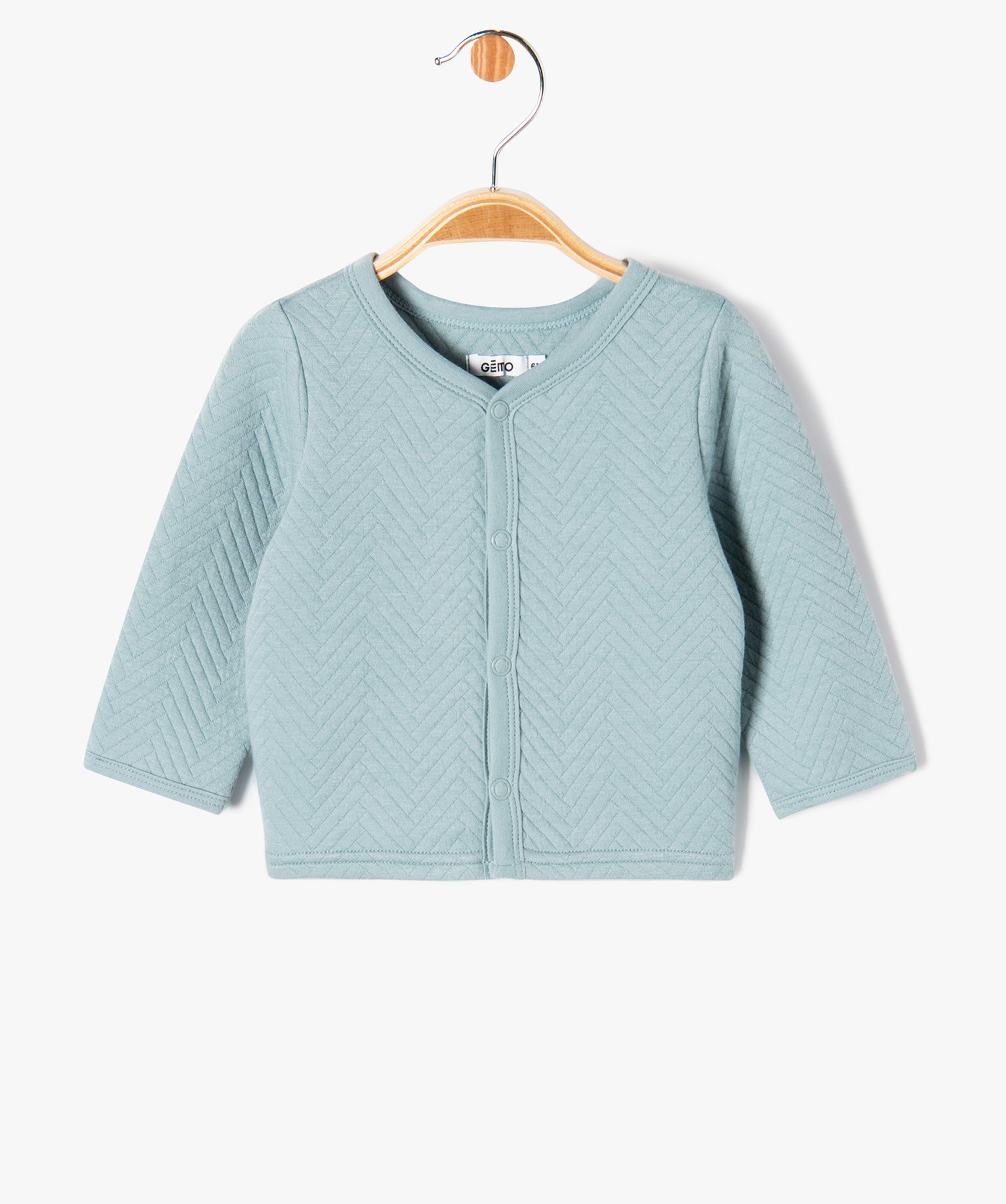 Ensemble 2 pièces combinaison et gilet bébé Garçon bleu | GEMO