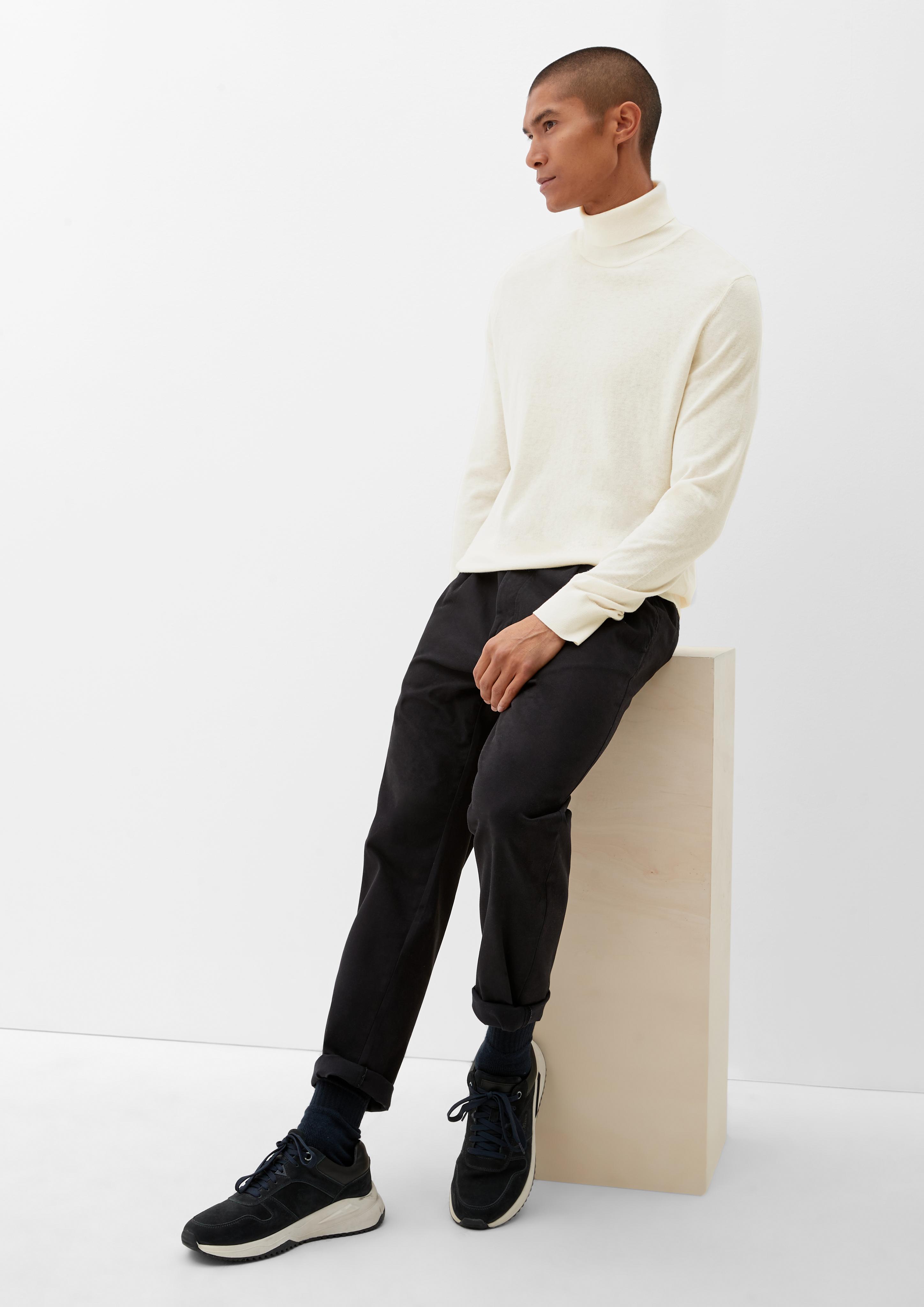 Rollkragenpullover mit Merinowolle  2118094-0240