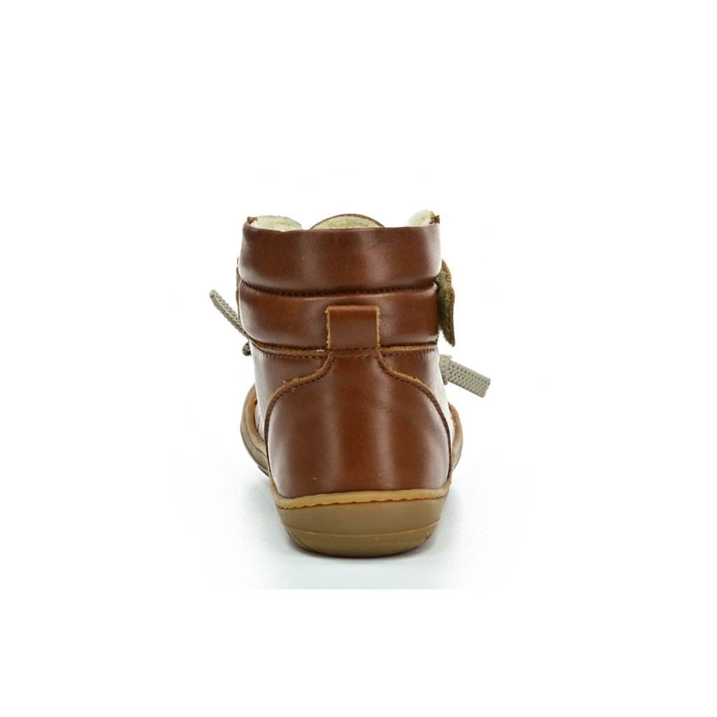 Aylla Chiri Kids EVO braune Winter-Barfußschuhe