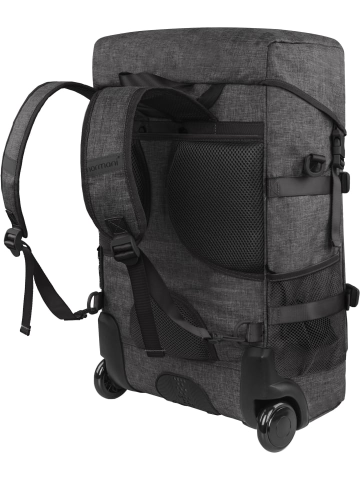 normani Rucksack-Trolley Handgepäck Nara in Anthrazit günstig kaufen onesize