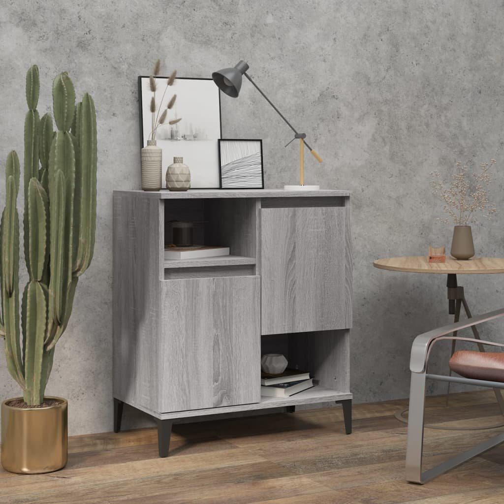 vidaXL Sideboard Sideboard Grau Sonoma 60x35x70 cm Holzwerkstoff (1 St)