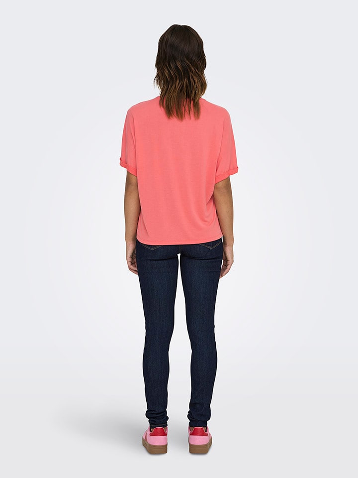ONLY Shirt in Koralle günstig kaufen