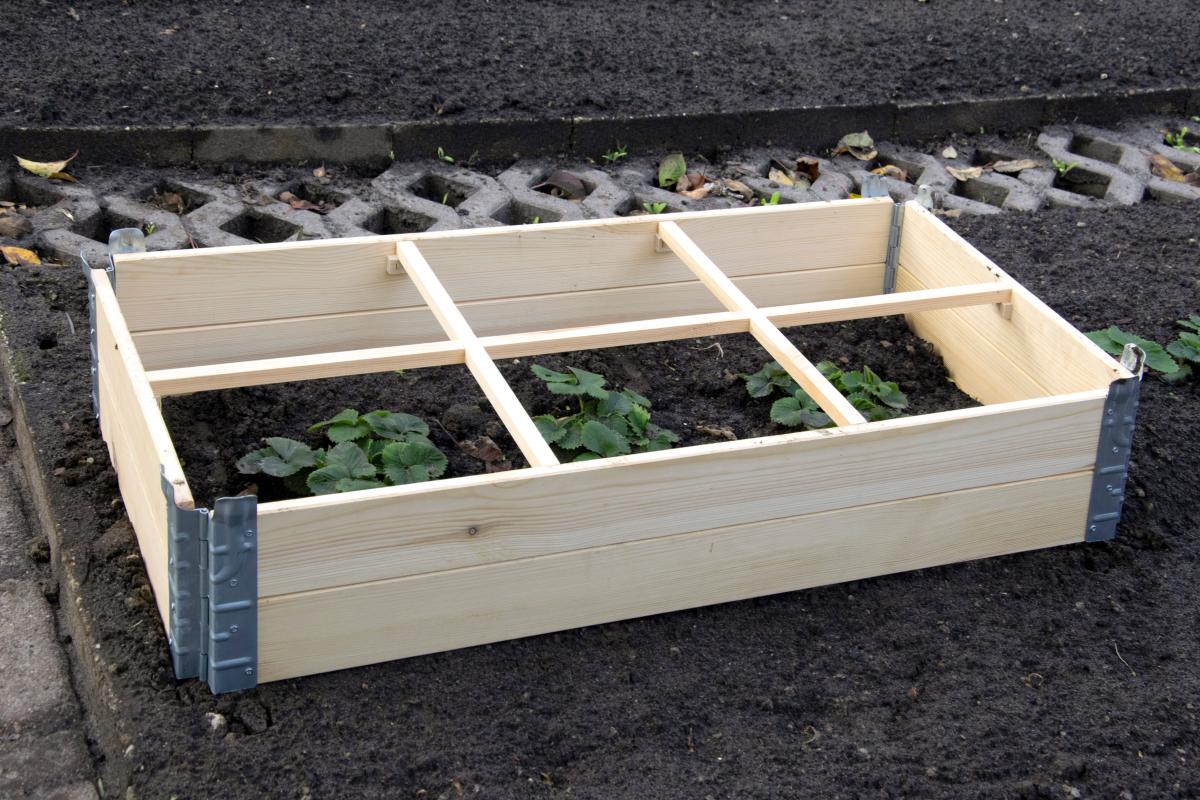 dobar Frühbeet mit Pflanzkasten 58411e