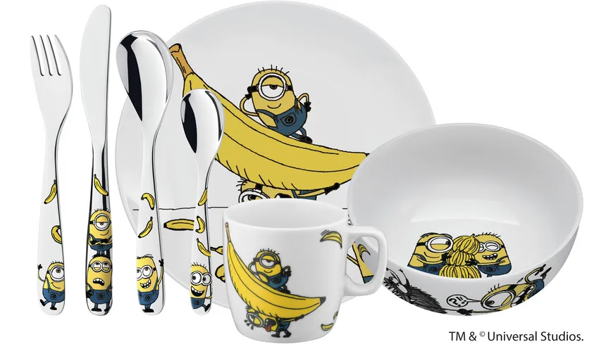WMF Kindergeschirr Minions 7-tlg.