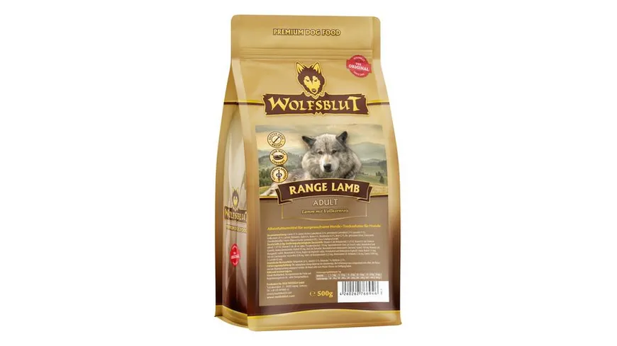 Wolfsblut Hundetrockenfutter Range Lamb - Lamm & Reis 500 g