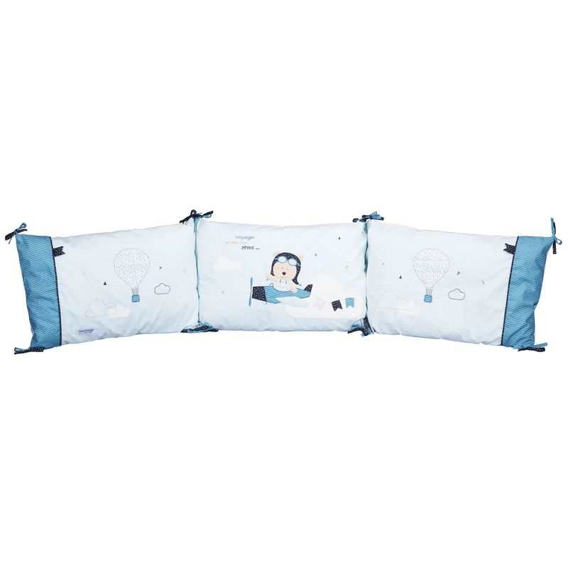 Tour de lit pour lit 120x60cm ou 140x70cm Lazare