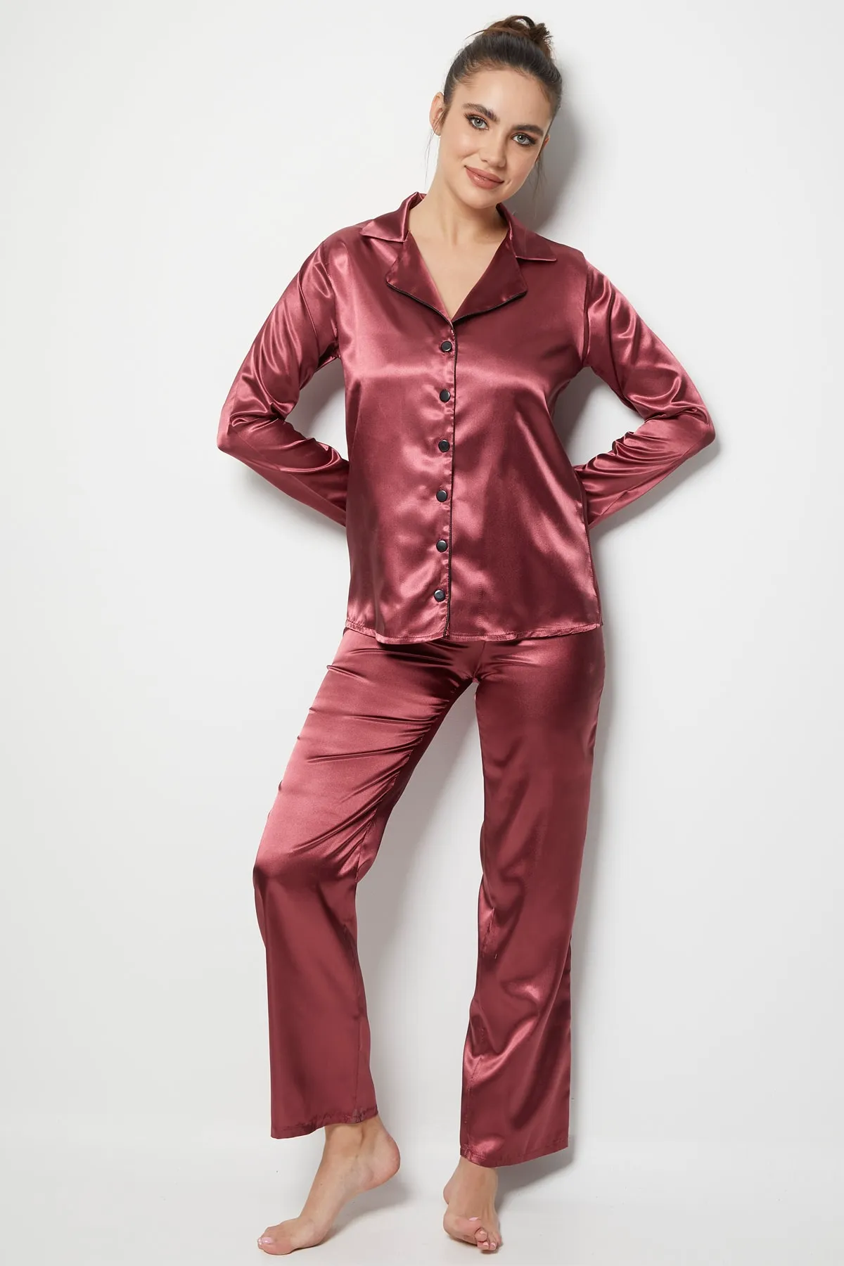 Miorre  Satin-Pyjama-Set