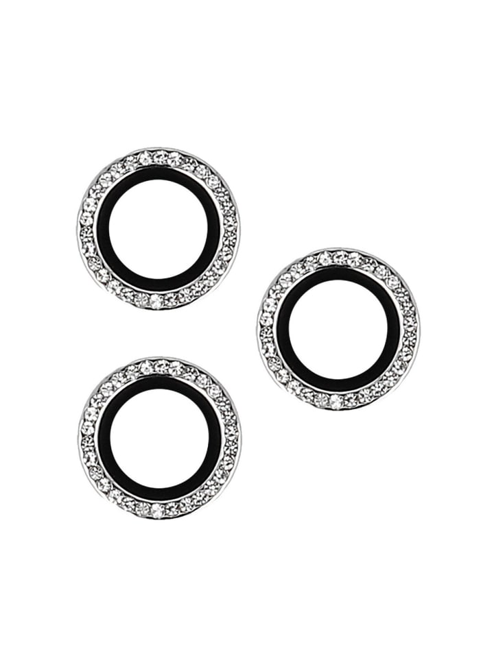 COFI 1453 Lens Shield Glas Kameraglas für iPhone 16 Pro Max Silber Diamond in Silber günstig kaufen onesize