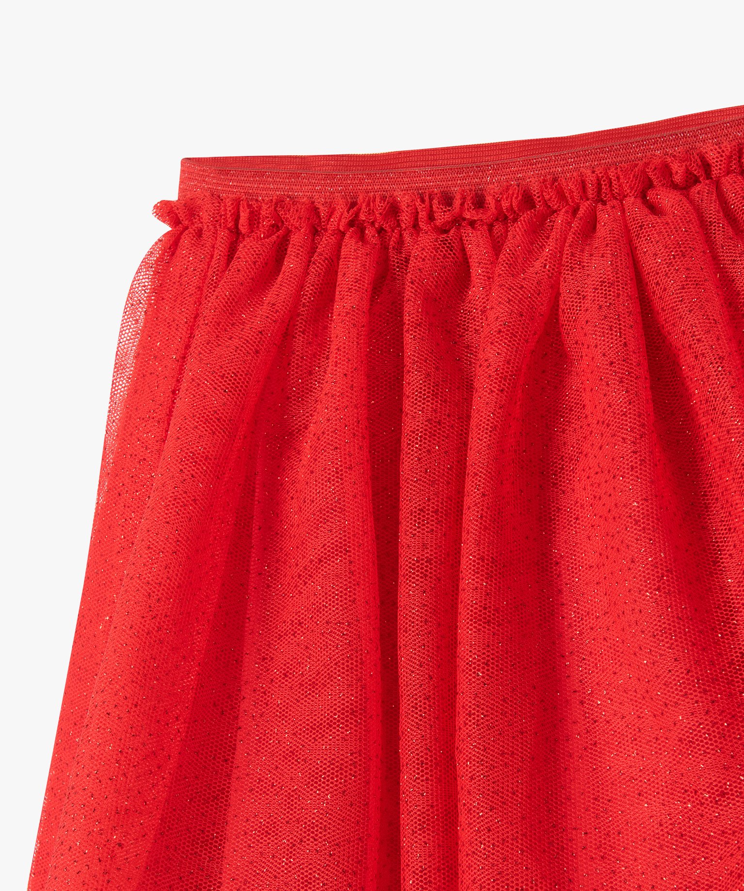 Jupe en tulle pailleté bébé fille rouge | GEMO