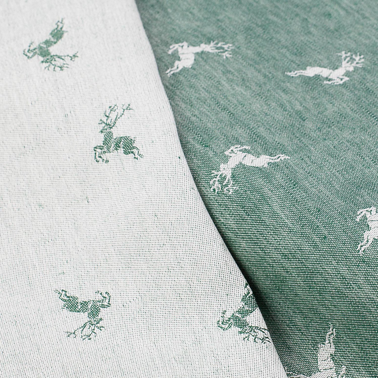 Halbleinen-Jacquard 