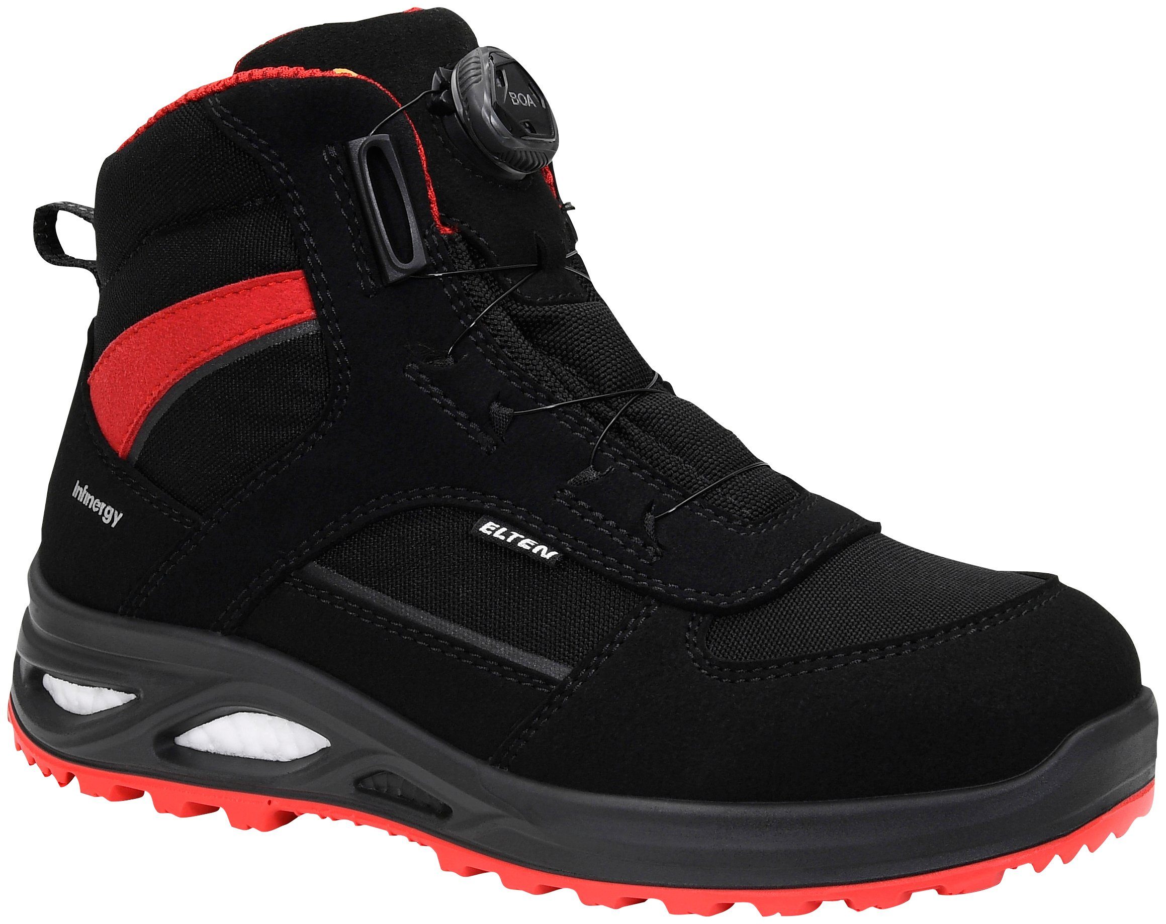 Elten HANNAH XXTL BOA® black-red Mid ESD Sicherheitsstiefel