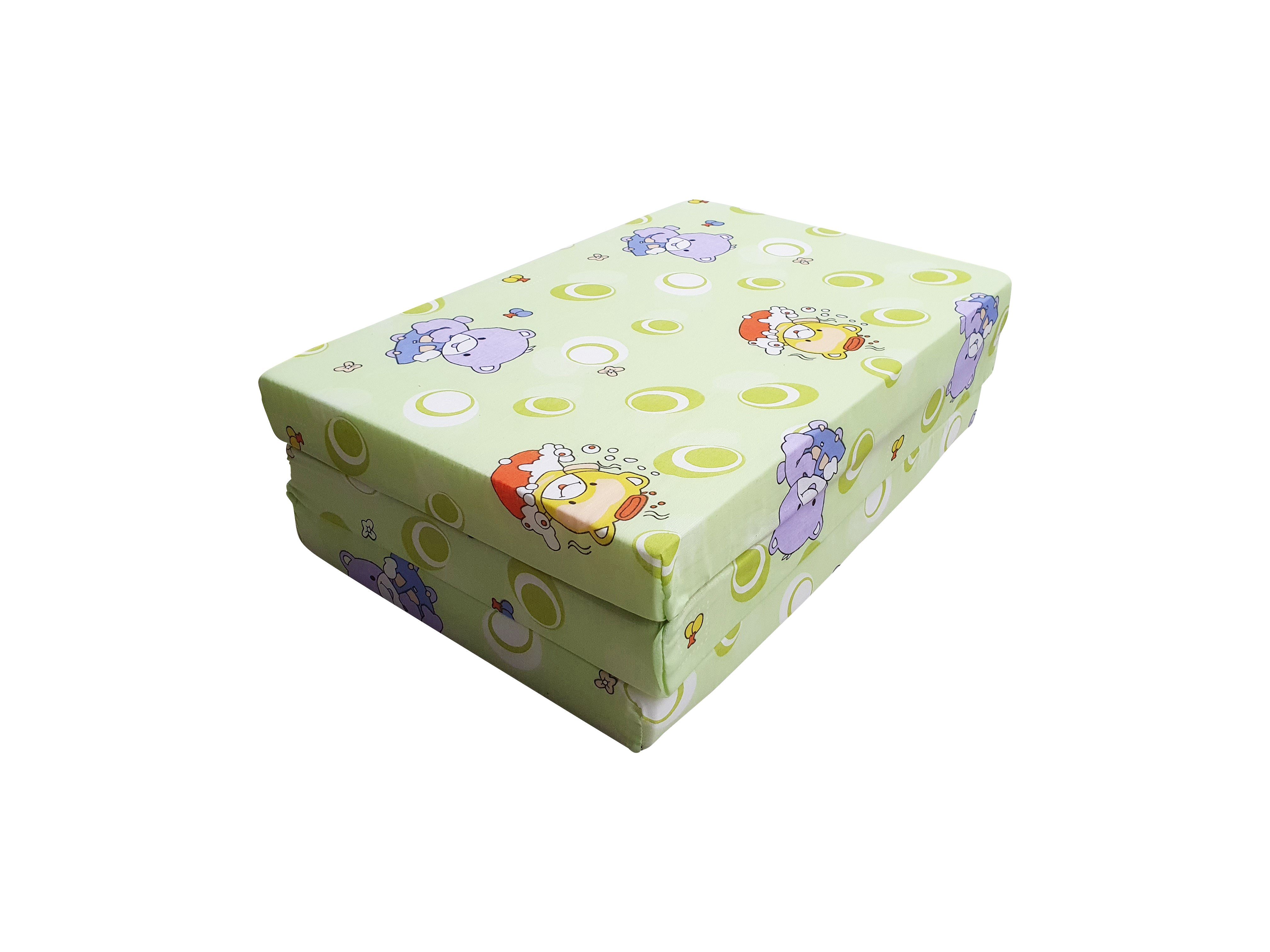 Reisebett-Matratzen Babymatratze Reisebett Klappmatratze Faltmatratze, KiNDERWELT, 6 cm hoch, (Set), 60 x 120 cm, 6 cm hoch