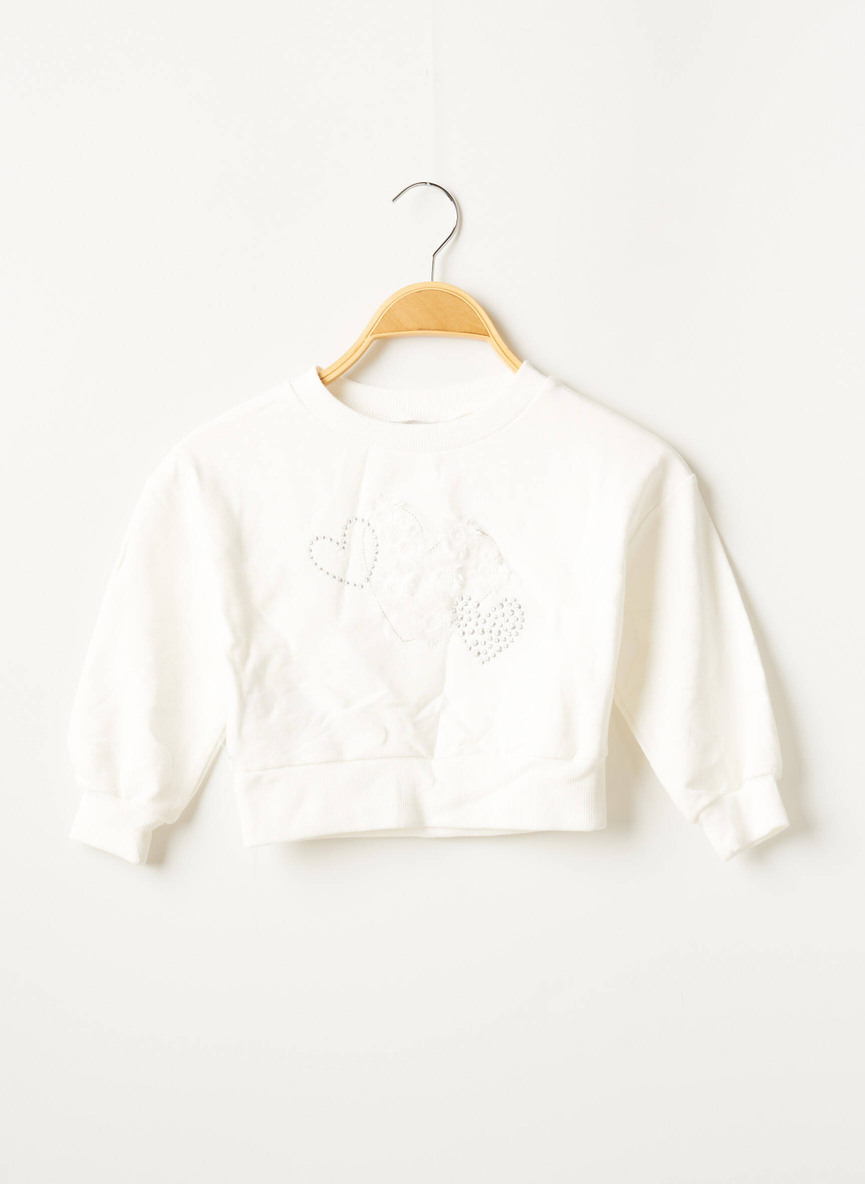 Mayoral Sweats Fille couleur blanc