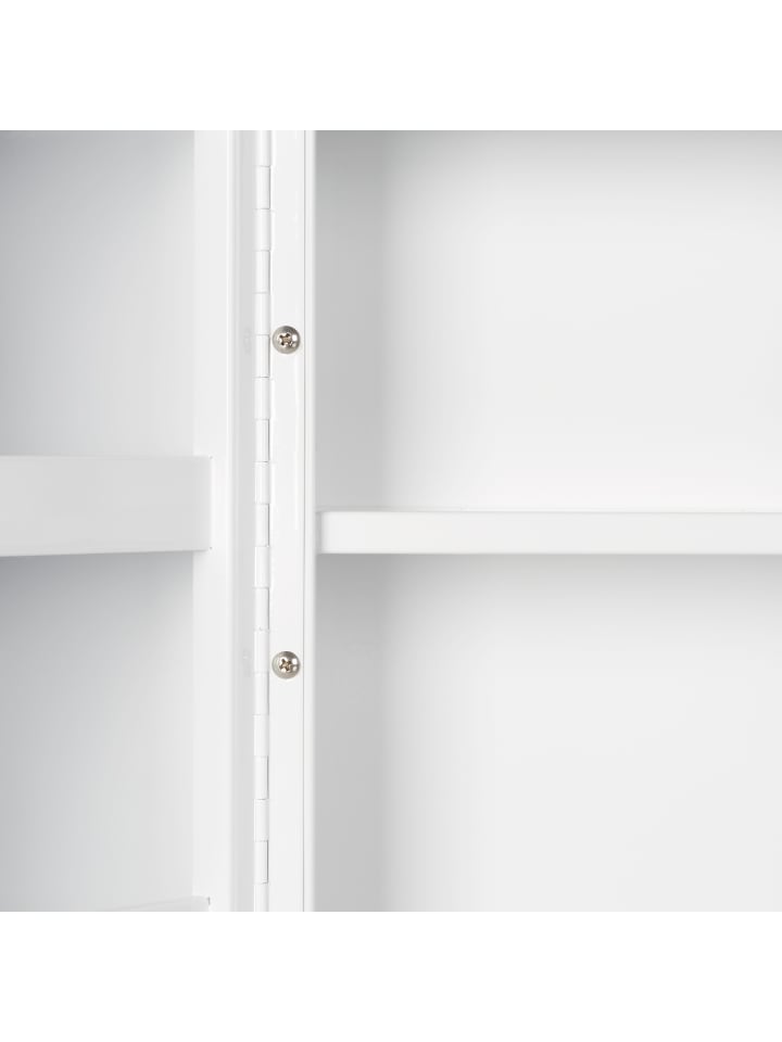relaxdays Medikamentenschrank in Weiß - (B)53 x (H)53 x (T)20 cm günstig kaufen onesize