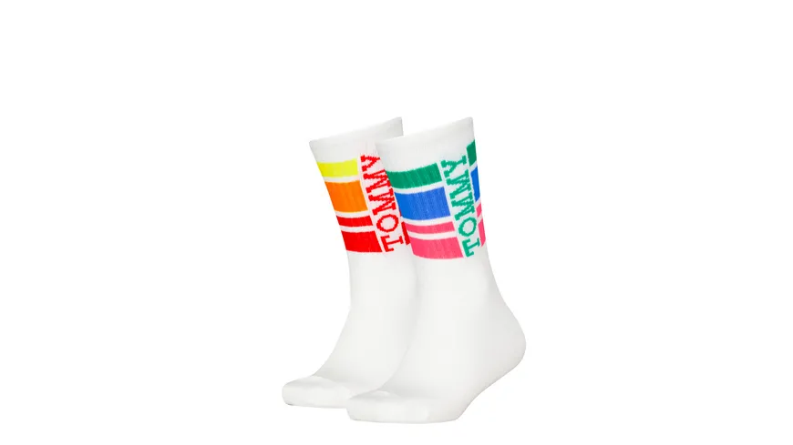 TOMMY HILFIGER Kinder Socken Sport Stripe Tommy 2er Pack tommy original