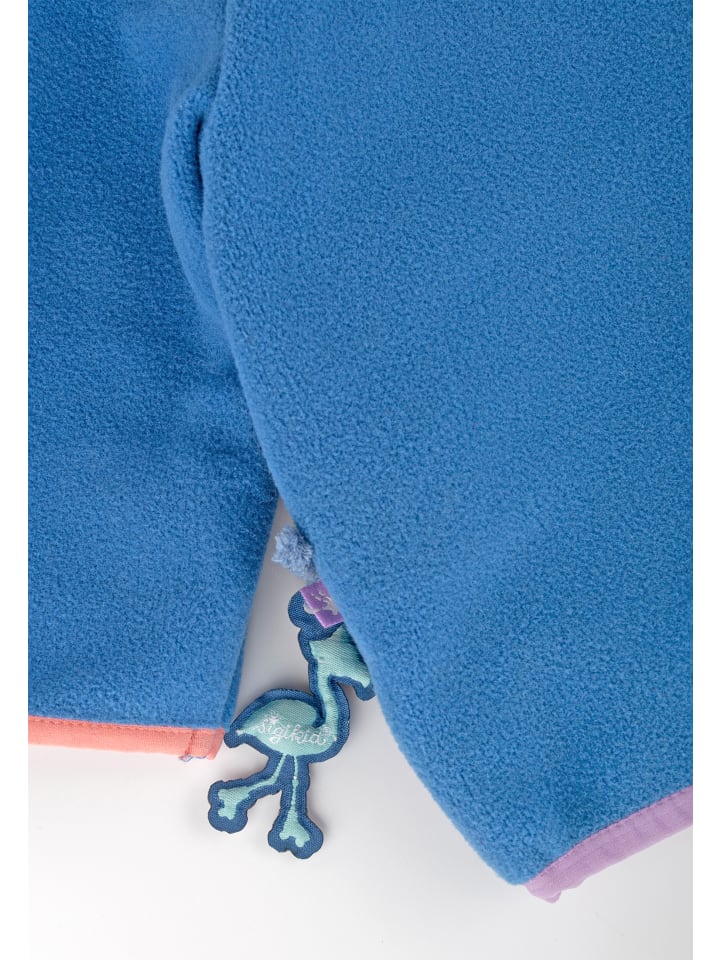 Sigikid Fleecejacke Wild Flamingo in blau günstig kaufen