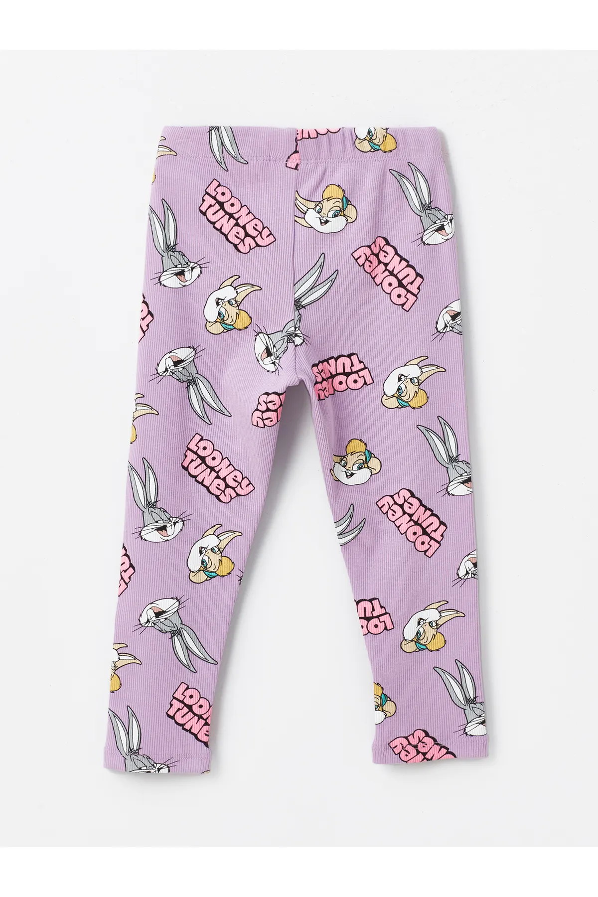 LC Waikiki  2-teiliges Set aus langärmligem Baby-Sweatshirt und Jogginghose mit Rundhalsausschnitt und bedrucktem Lola Bunny-Motiv