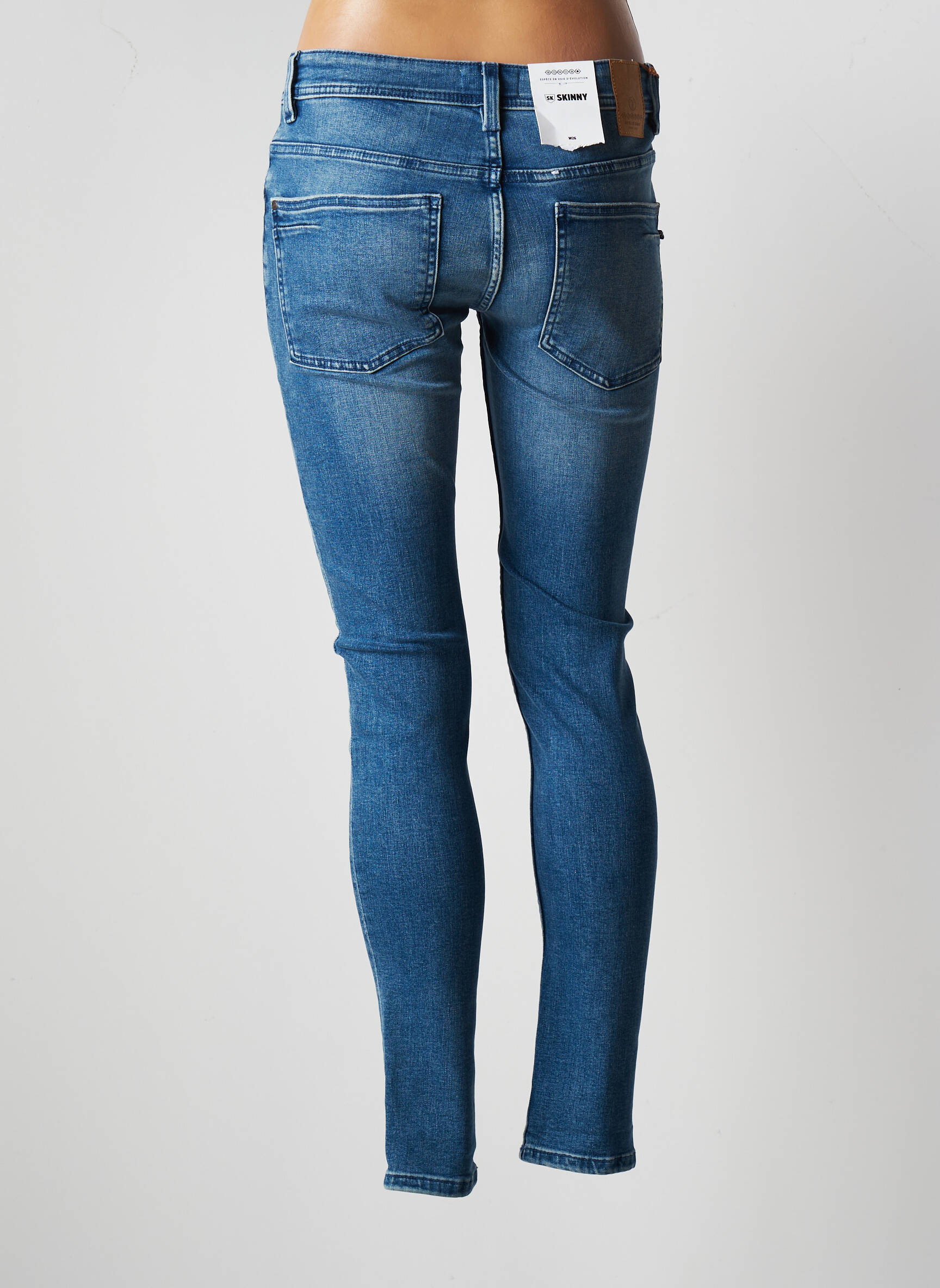 Bonobo Jeans Skinny Femme couleur bleu