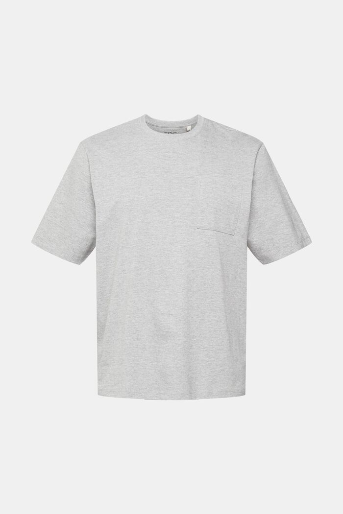 T-Shirt aus meliertem Jersey, LENZING™ ECOVERO™