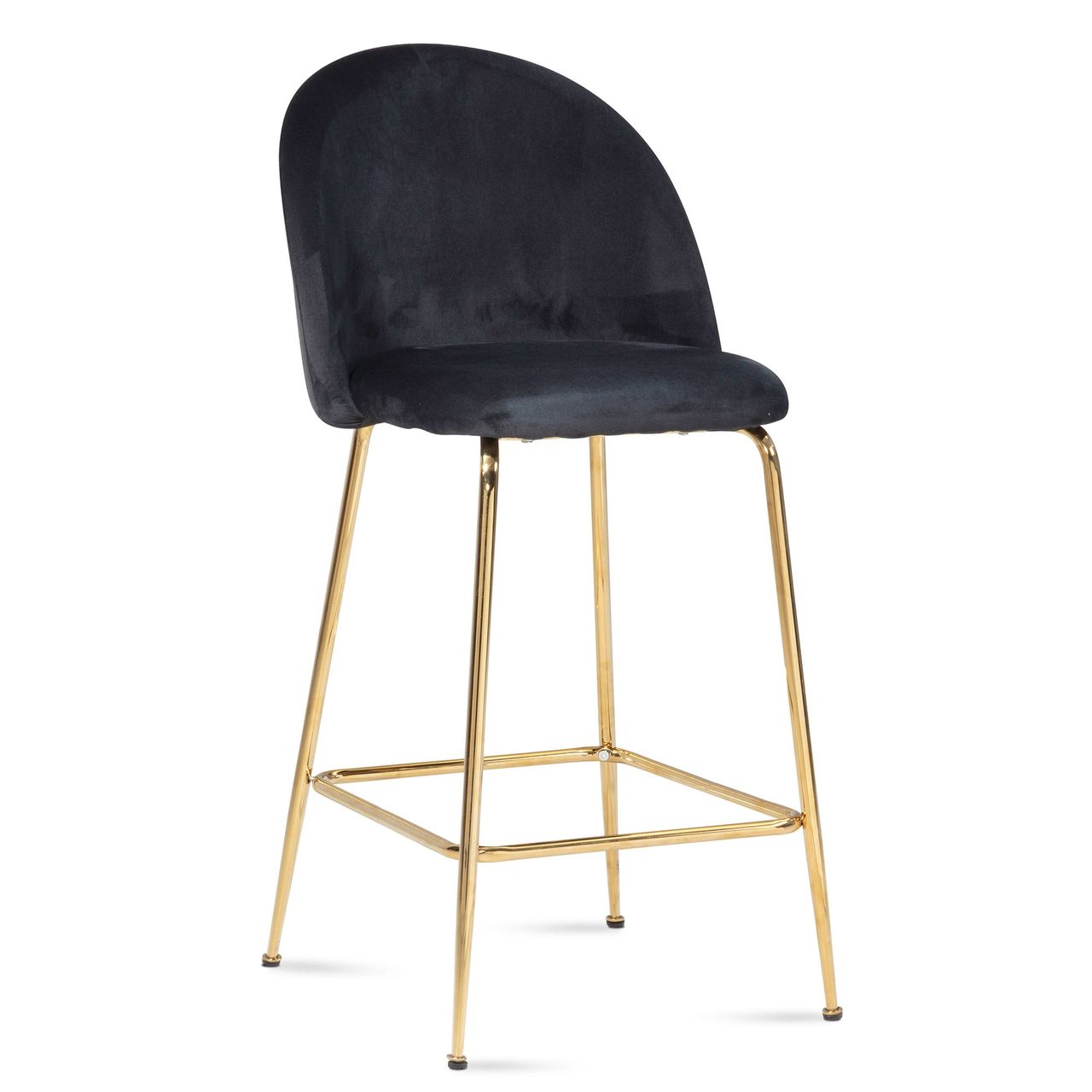 Wohnling Barhocker 2er Set Samt