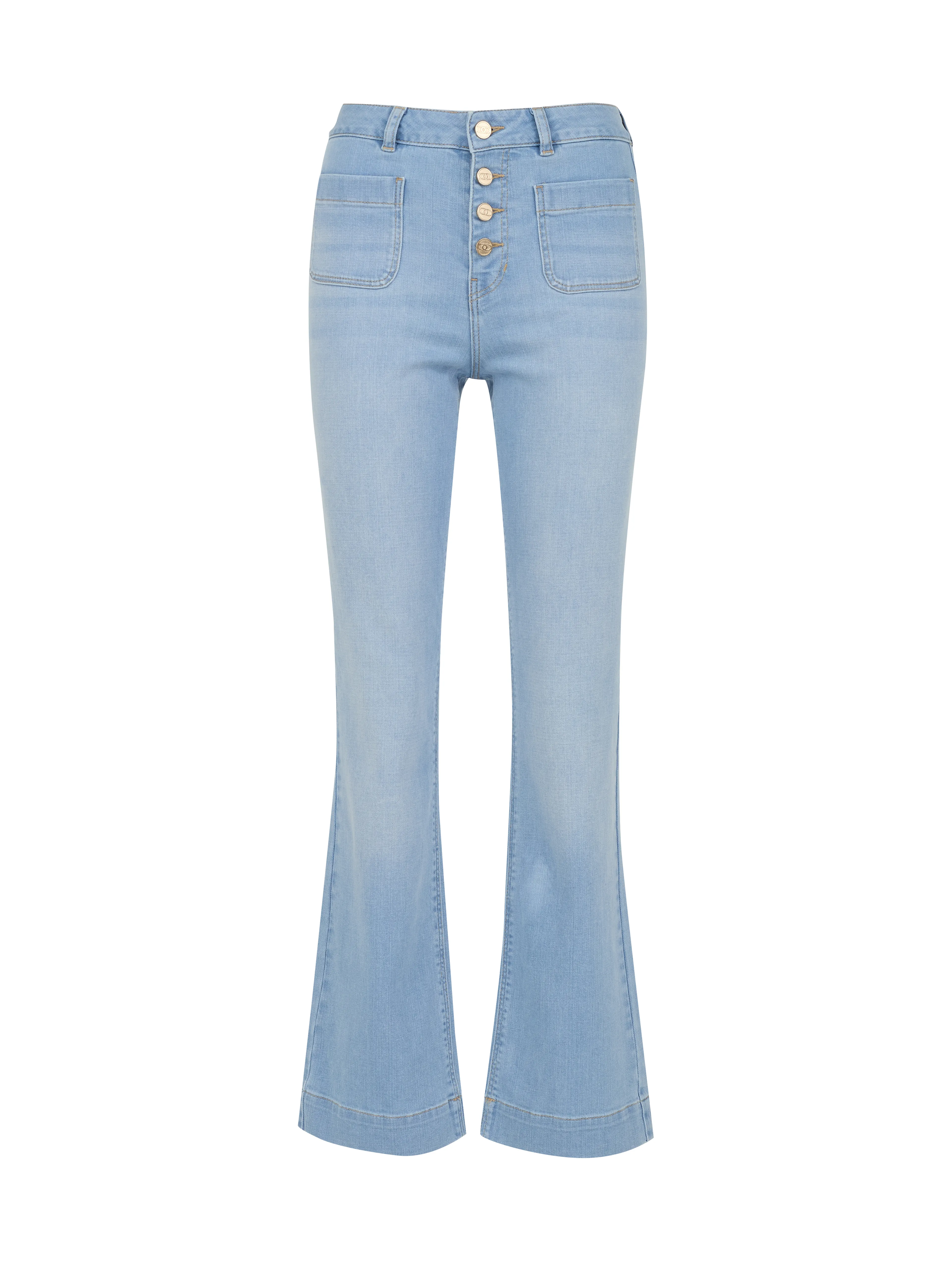Hellblaue Bootcut-Jeans ORSAY